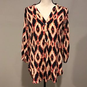 Amour Vert Stitch Fix 100% Silk Tunic size M